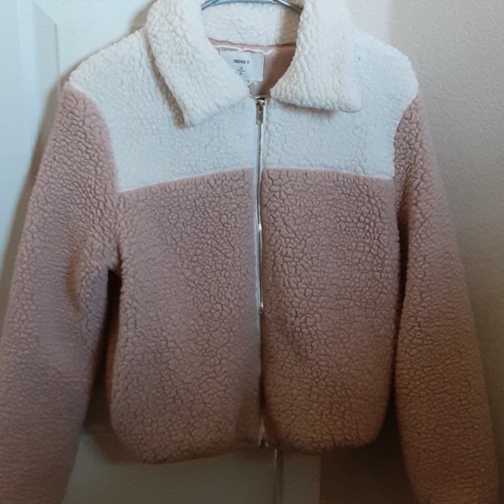 Forever 21 sherpa jacket